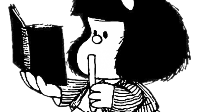Mafalda leyendo