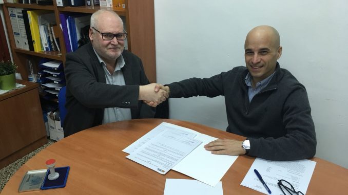 Firma Convenio FCTs CPIFP Bajo Aragón y Motorland