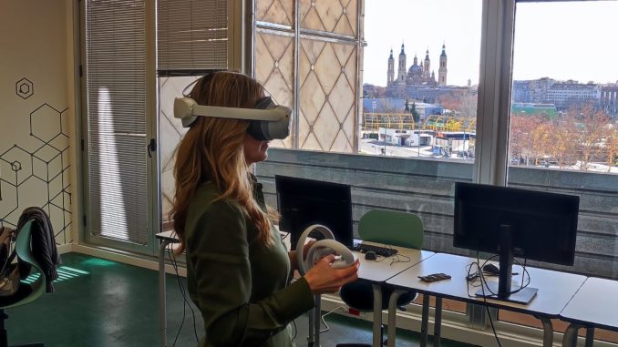 realidad virtual en el campus digital de Aragón